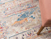 Seville Woven Collection Area Rug - Alcazar Round Beige  lifestyle 97
