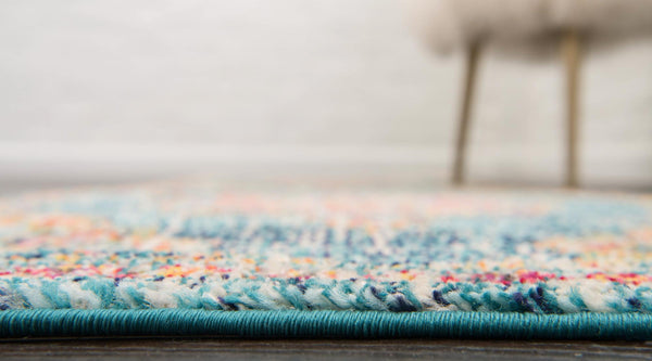 Brighton Terrace Collection Area Rug - Hove (Blue) Runner Blue  lifestyle 31