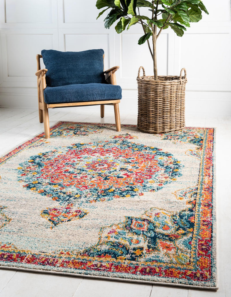 Brighton Terrace Collection Area Rug - Hove (Ivory) Rectangle Ivory  lifestyle 2