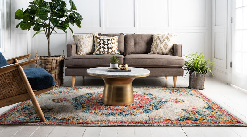Brighton Terrace Collection Area Rug - Hove (Ivory) Rectangle Ivory  lifestyle 4