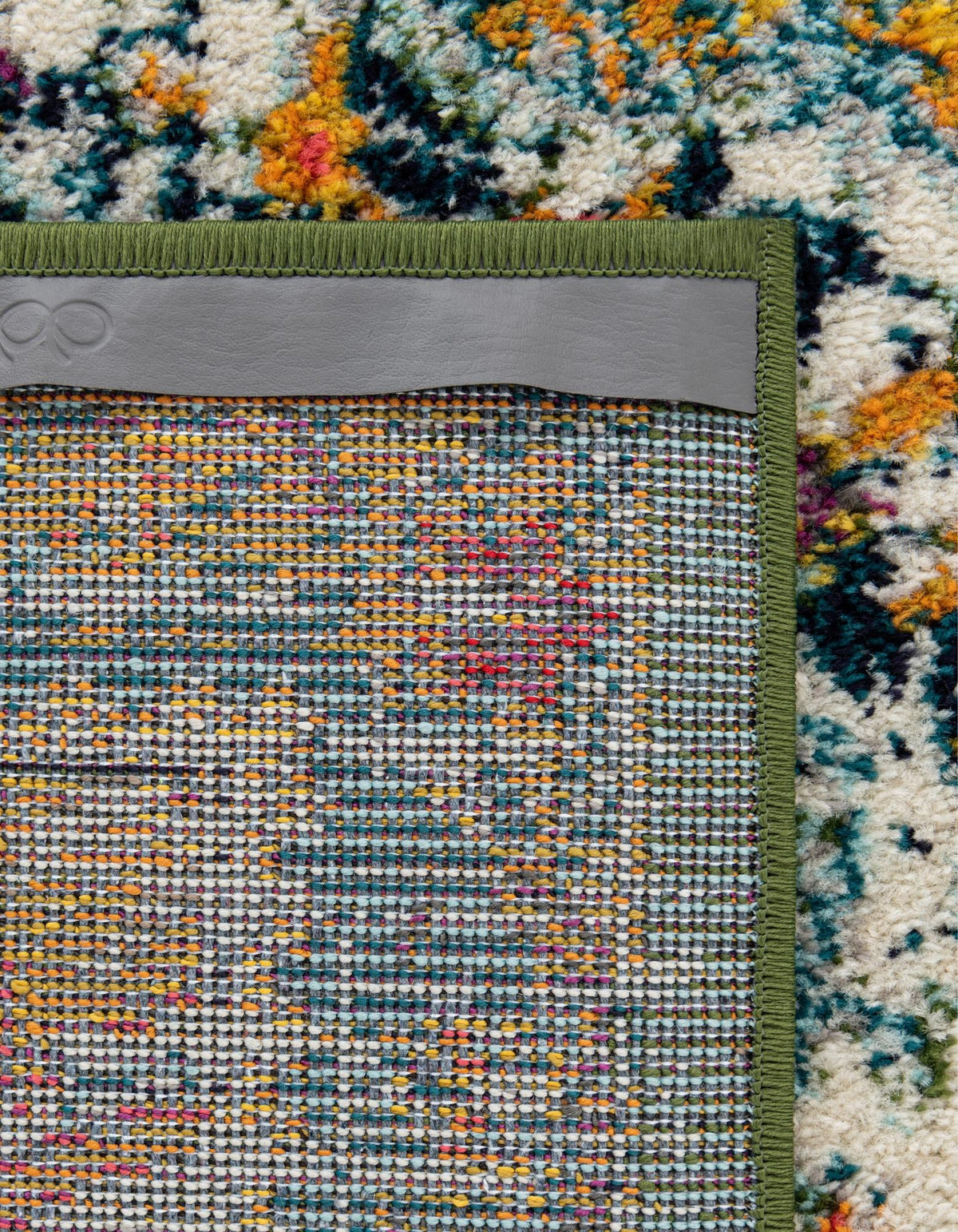 Brighton Terrace Collection Area Rug - Hove (Green) Rectangle Green  lifestyle 15