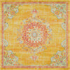 Brighton Terrace Collection Area Rug - Hove (Gold) Square Gold  lifestyle 18
