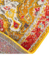 Brighton Terrace Collection Area Rug - Hove (Gold) Round Gold  lifestyle 87