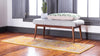 Brighton Terrace Collection Area Rug - Hove (Gold) Runner Gold  lifestyle 30