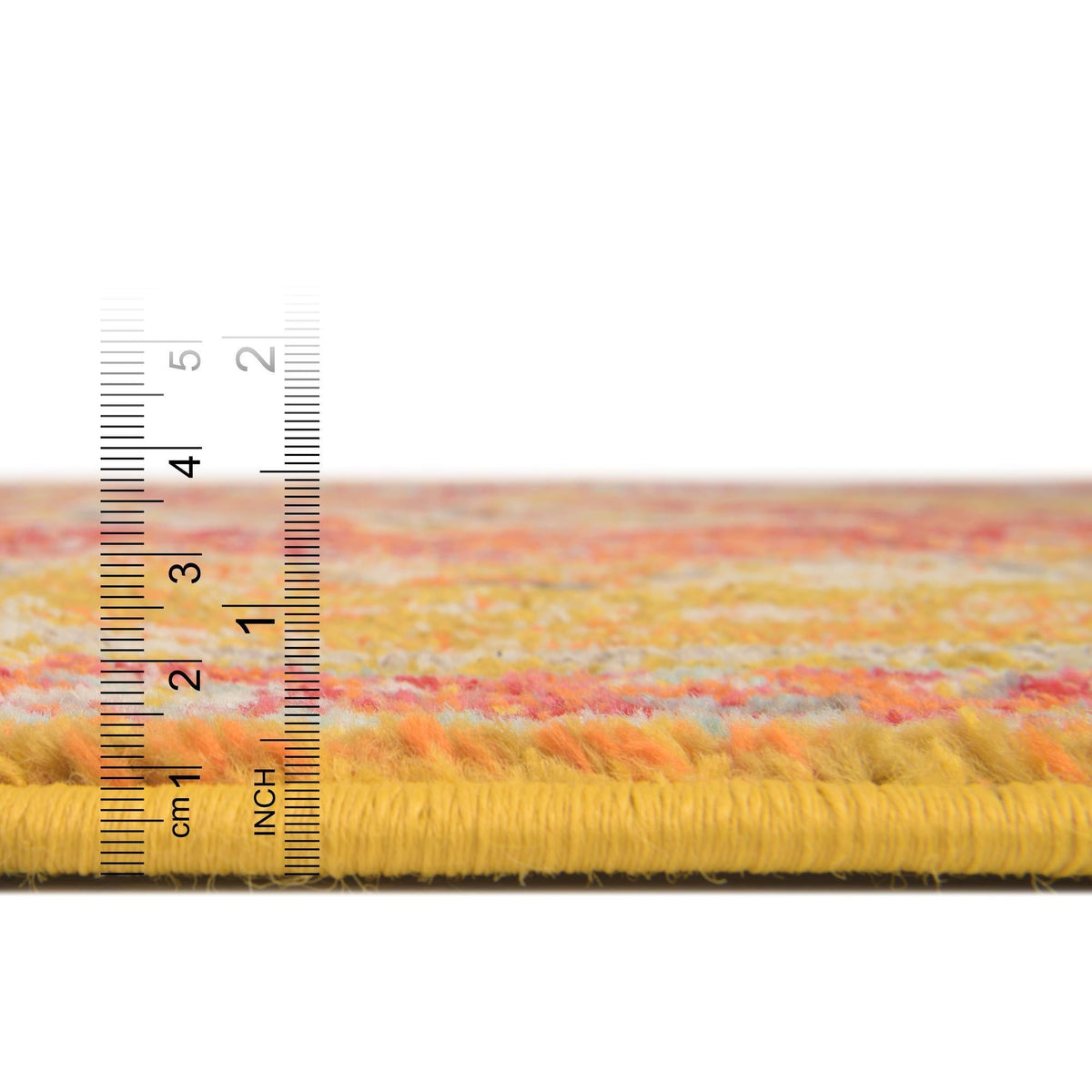 Brighton Terrace Collection Area Rug - Hove (Gold) Runner Gold  lifestyle 79
