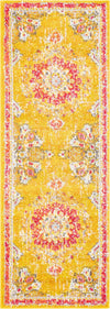 Brighton Terrace Collection Area Rug - Hove (Gold) Runner Gold  lifestyle 20