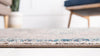 Brighton Terrace Collection Area Rug - Hove (Gray) Rectangle Gray  lifestyle 12