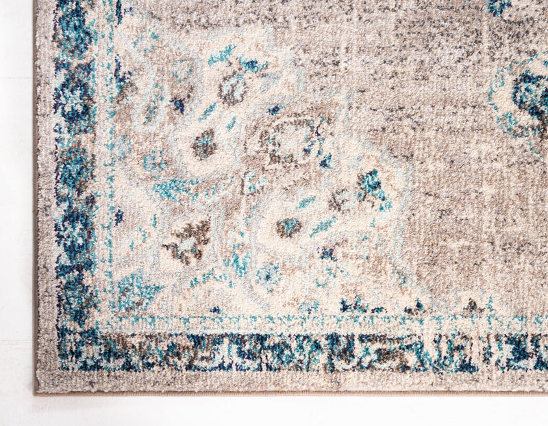 Brighton Terrace Collection Area Rug - Hove (Gray) Rectangle Gray  lifestyle 15