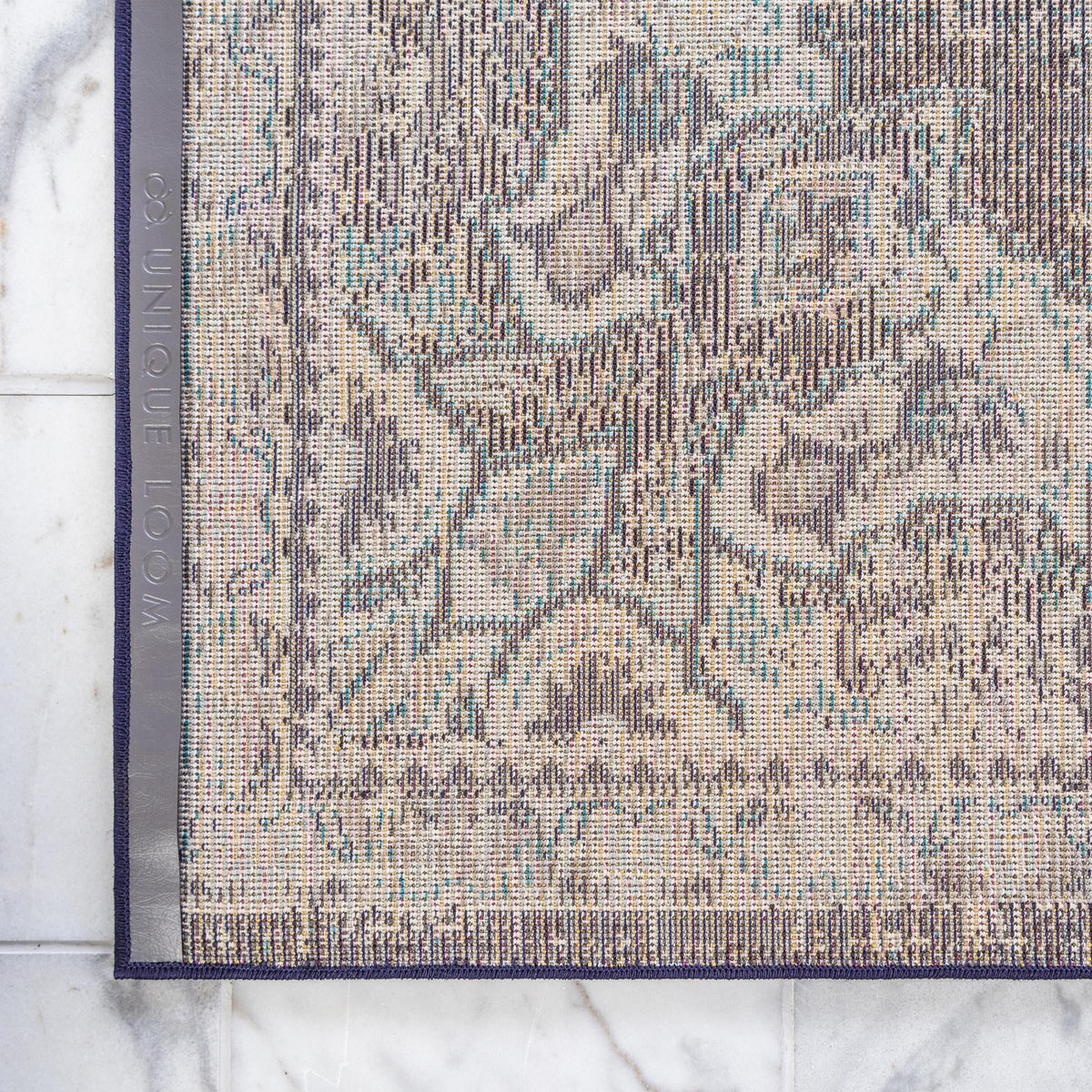 Brighton Terrace Collection Area Rug - Hove (Navy Blue) Rectangle Navy Blue  lifestyle 10