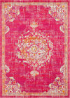 Brighton Terrace Collection Area Rug - Hove (Magenta) Rectangle Magenta Main