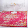 Brighton Terrace Collection Area Rug - Hove (Magenta) Square Magenta  lifestyle 14