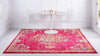 Brighton Terrace Collection Area Rug - Hove (Magenta) Square Magenta  lifestyle 20