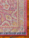 Brighton Terrace Collection Area Rug - Hove (Magenta) Square Magenta  lifestyle 38