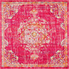 Brighton Terrace Collection Area Rug - Hove (Magenta) Square Magenta  lifestyle 11