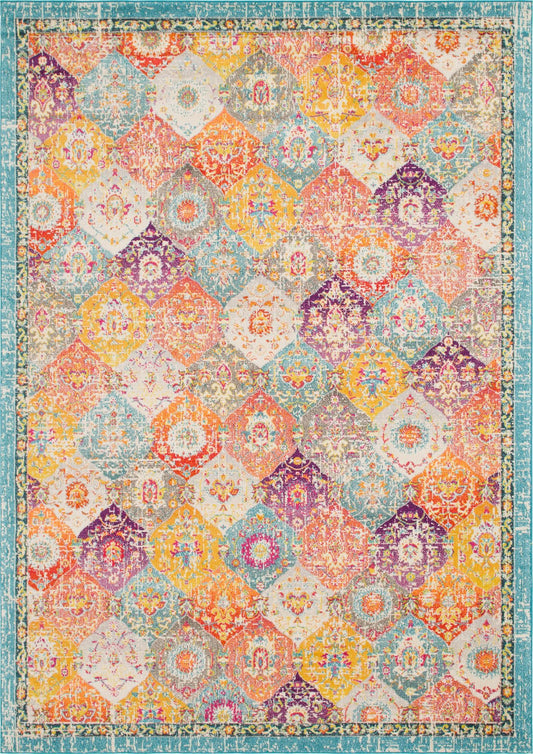 Brighton Terrace Collection Area Rug -  Rottingdean (Multi) Rectangle Multi Main
