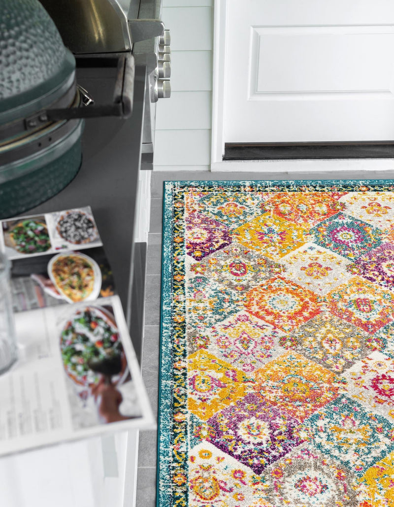 Brighton Terrace Collection Area Rug -  Rottingdean (Multi) Rectangle Multi  lifestyle 15