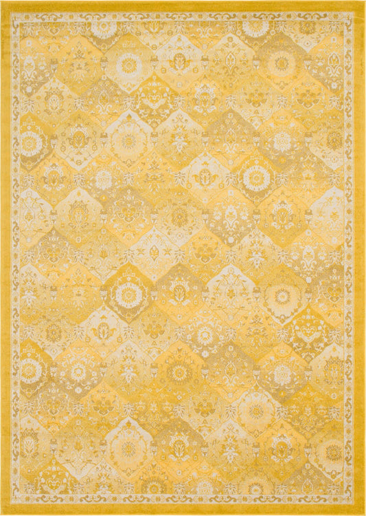 Brighton Terrace Collection Area Rug -  Rottingdean (Yellow) Rectangle Yellow Main
