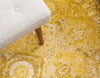 Brighton Terrace Collection Area Rug -  Rottingdean (Yellow) Square Yellow  lifestyle 52