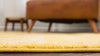 Brighton Terrace Collection Area Rug -  Rottingdean (Yellow) Round Yellow  lifestyle 49