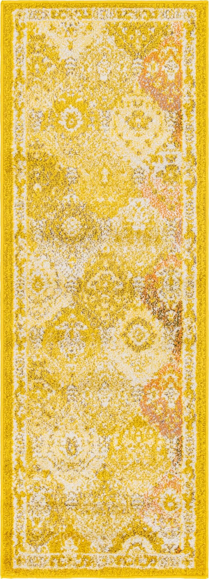 Brighton Terrace Collection Area Rug -  Rottingdean (Yellow) Runner Yellow  lifestyle 17