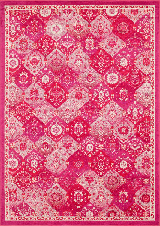 Brighton Terrace Collection Area Rug -  Rottingdean (Magenta) Rectangle Magenta Main
