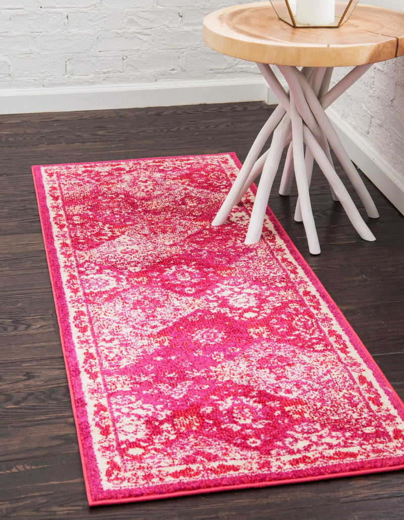 Brighton Terrace Collection Area Rug -  Rottingdean (Magenta) Runner Magenta  lifestyle 16