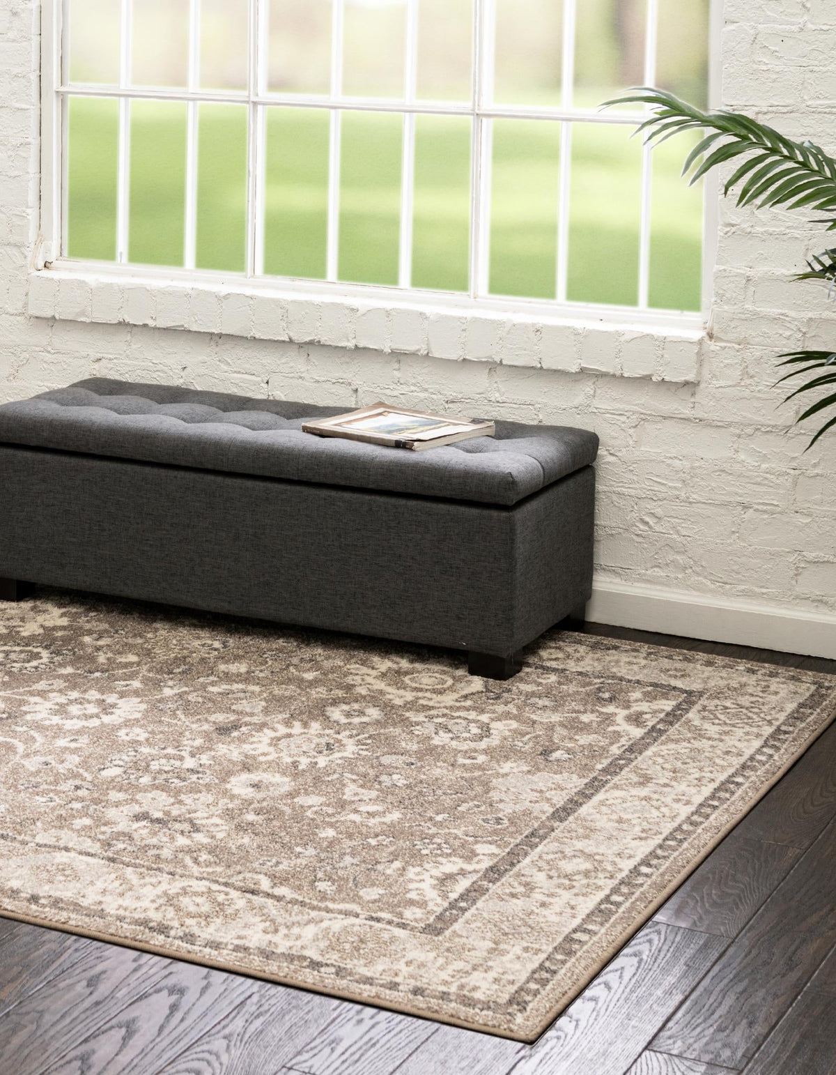 Brighton Terrace Collection Area Rug -  Woodingdean Rectangle Beige Brown  lifestyle 8