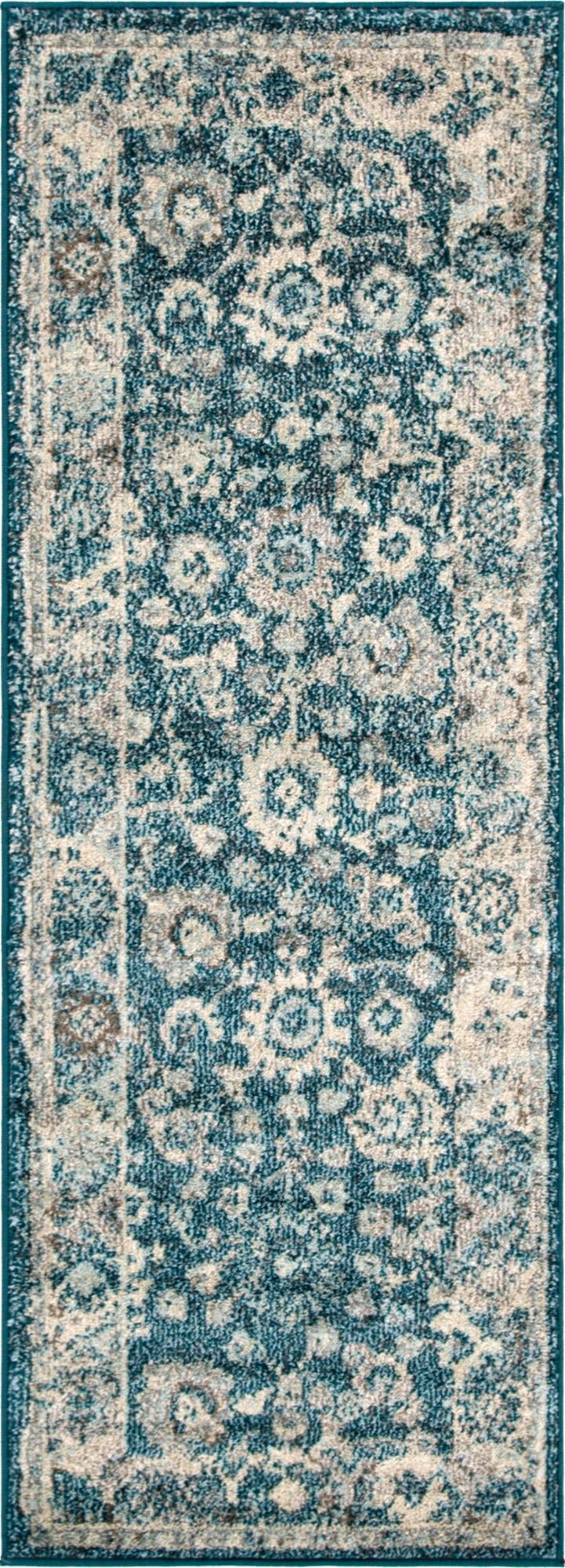 Brighton Terrace Collection Area Rug -  Woodingdean Runner Turquoise  lifestyle 107