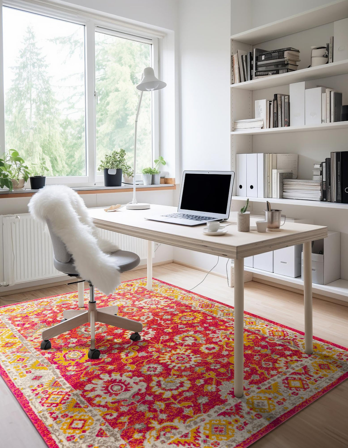 Brighton Terrace Collection Area Rug -  Woodingdean Rectangle Rust Red  lifestyle 15