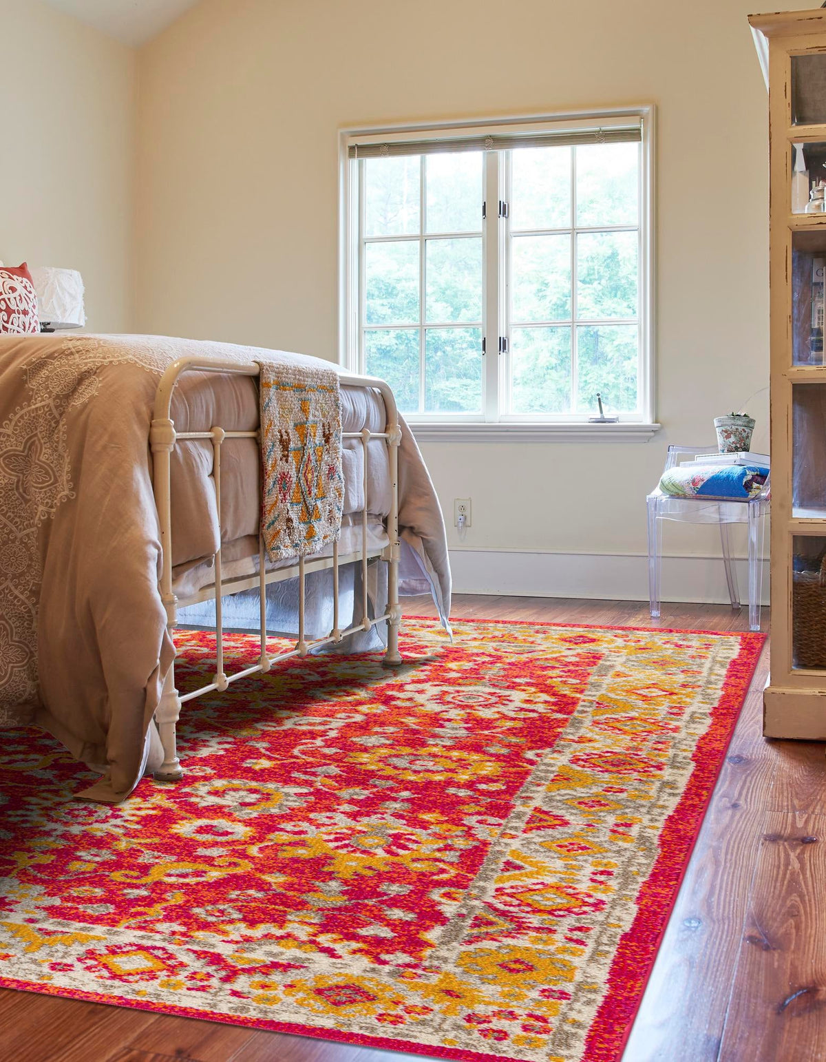 Brighton Terrace Collection Area Rug -  Woodingdean Rectangle Rust Red  lifestyle 21