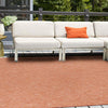 Seaside Serenity Collection Area Rug - Santorini Square Terracotta  lifestyle 68