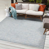 Seaside Serenity Collection Area Rug - Santorini Square Blue  lifestyle 35