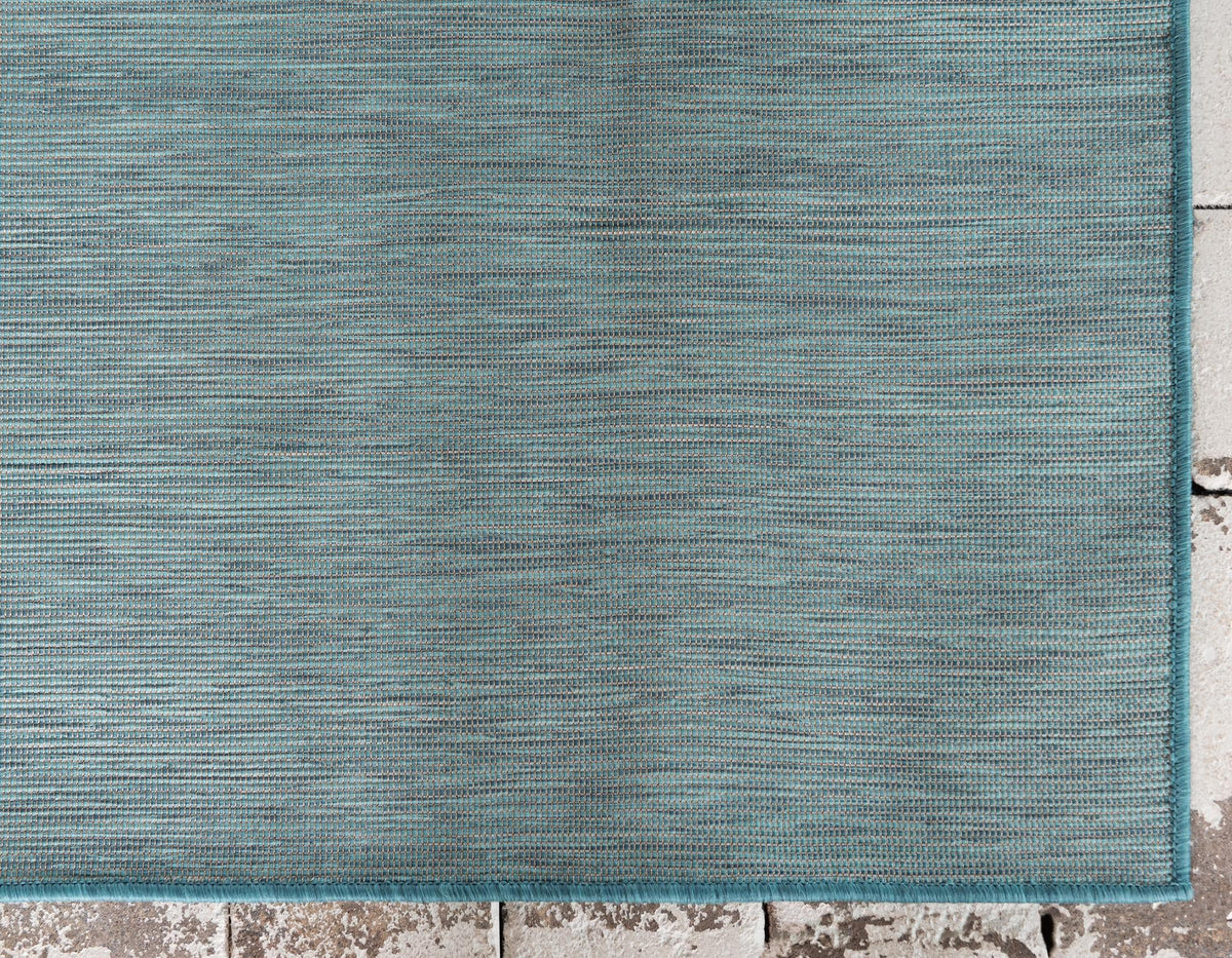 Seaside Serenity Collection Area Rug - Santorini Runner Turquoise  lifestyle 29