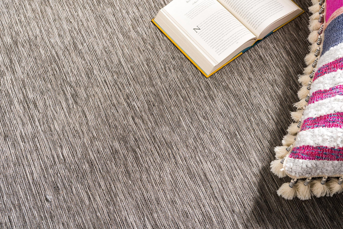 Seaside Serenity Collection Area Rug - Santorini Rectangle Gray  lifestyle 9