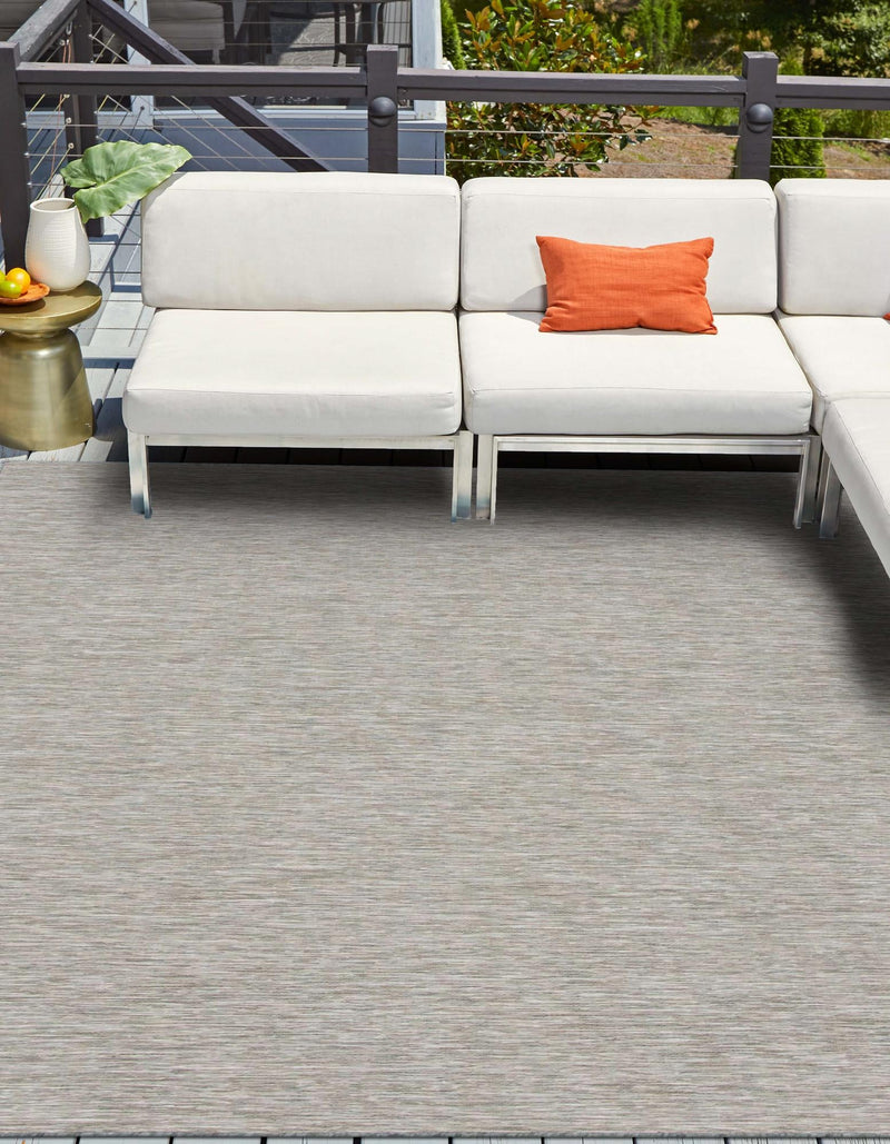 Seaside Serenity Collection Area Rug - Santorini Square Gray  lifestyle 23