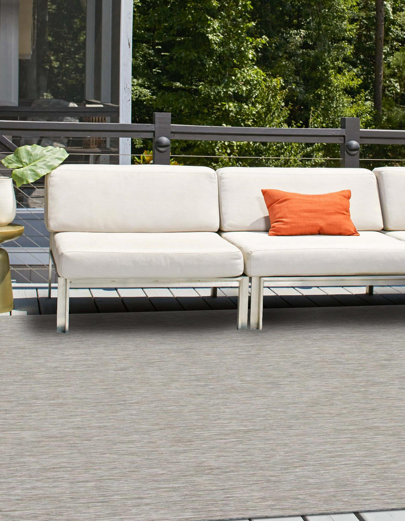 Seaside Serenity Collection Area Rug - Santorini Square Gray  lifestyle 30