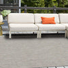 Seaside Serenity Collection Area Rug - Santorini Square Gray  lifestyle 64