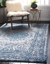 Derbyshire Elegance Collection Area Rug - Buxton Rectangle Light Blue  lifestyle 4