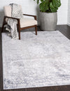 Derbyshire Elegance Collection Area Rug - Buxton Rectangle Gray  lifestyle 3