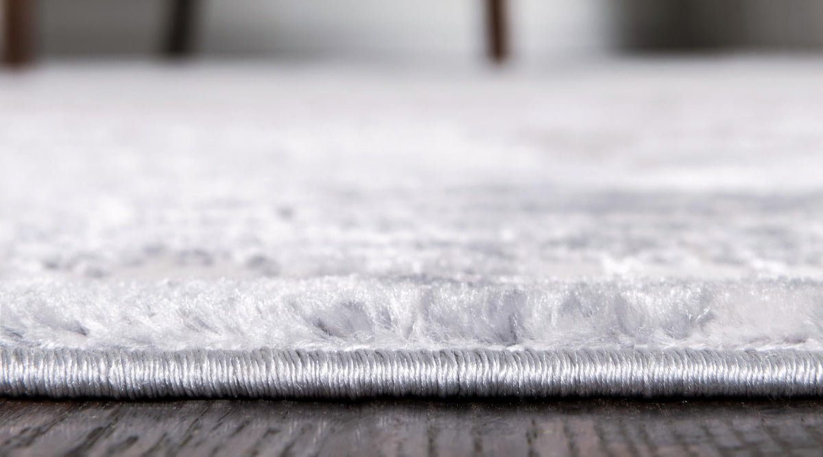 Derbyshire Elegance Collection Area Rug - Buxton Rectangle Gray  lifestyle 6