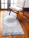 Derbyshire Elegance Collection Area Rug - Buxton Runner Gray  lifestyle 20