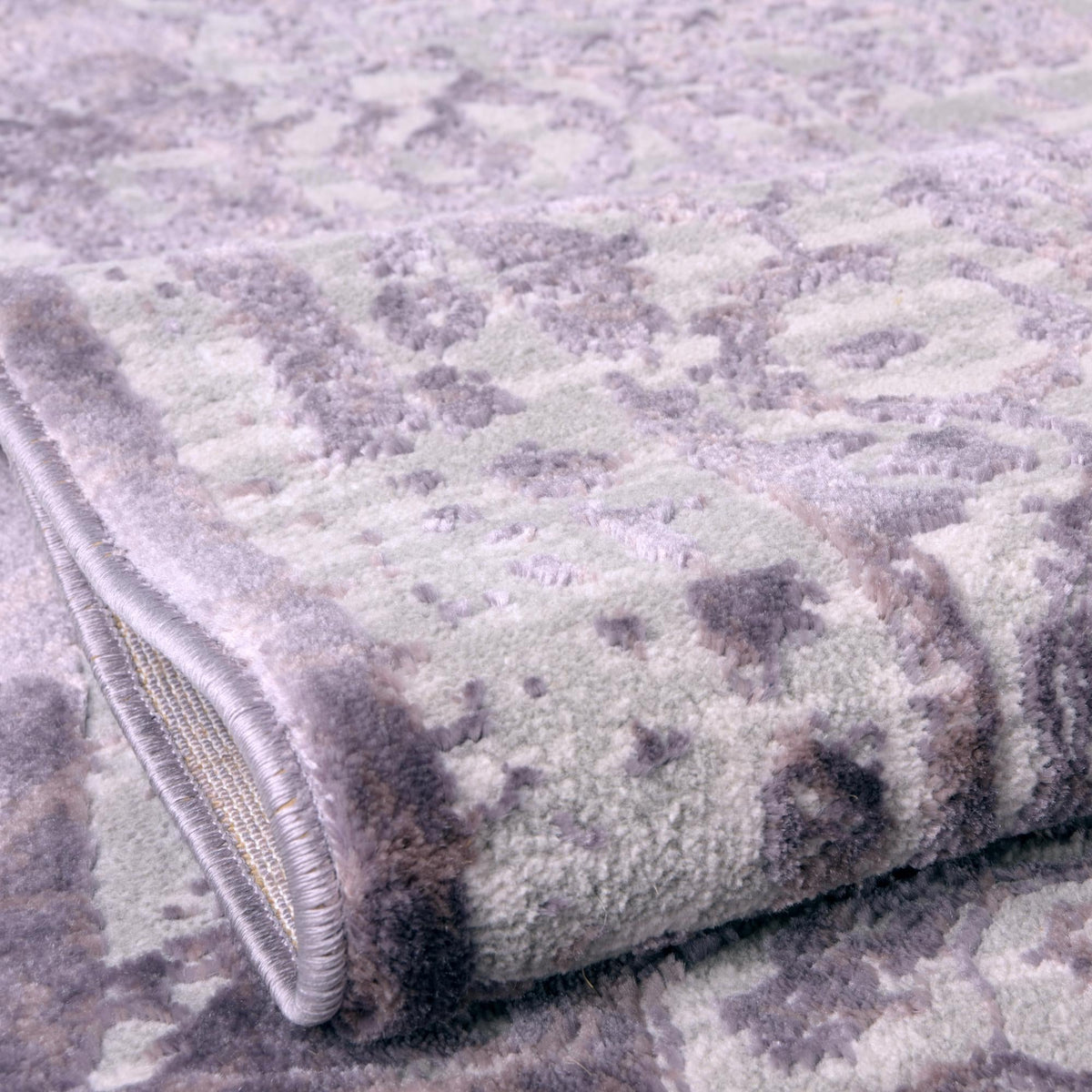 Derbyshire Elegance Collection Area Rug - Buxton Rectangle Violet  lifestyle 15