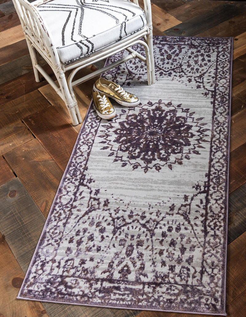 Derbyshire Elegance Collection Area Rug - Buxton Runner Violet  lifestyle 42