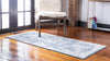 Derbyshire Elegance Collection Area Rug -  Matlock Runner Blue  lifestyle 55