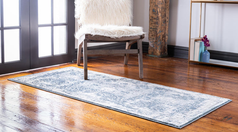 Derbyshire Elegance Collection Area Rug -  Matlock Runner Blue  lifestyle 55