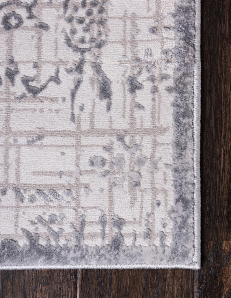 Derbyshire Elegance Collection Area Rug -  Matlock Rectangle Gray  lifestyle 10