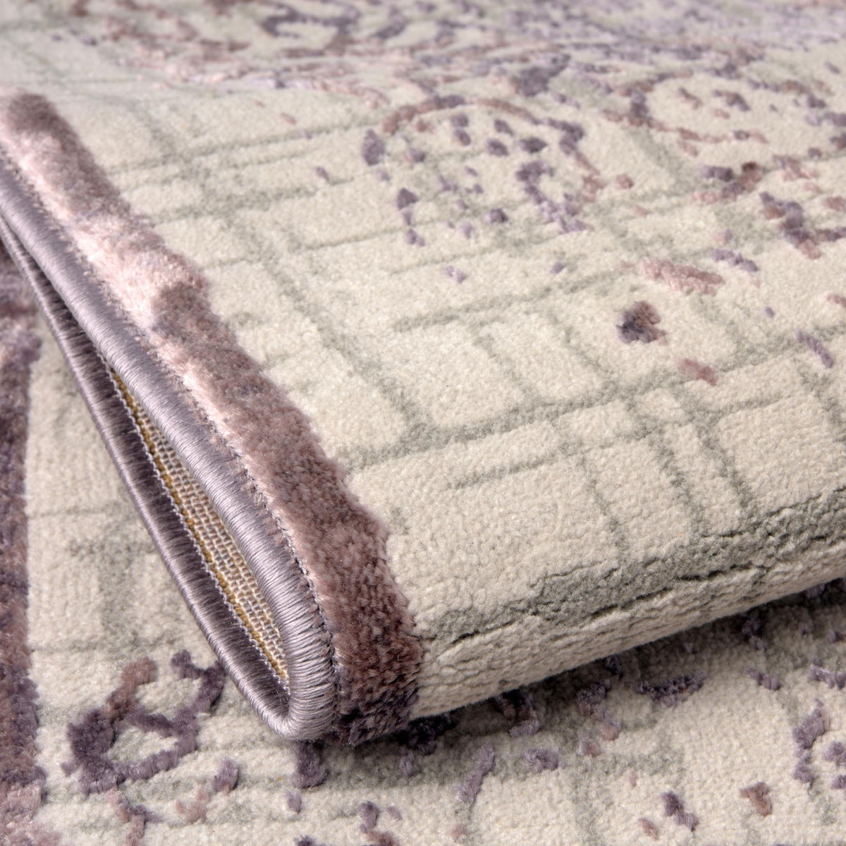 Derbyshire Elegance Collection Area Rug -  Matlock Runner Violet  lifestyle 45