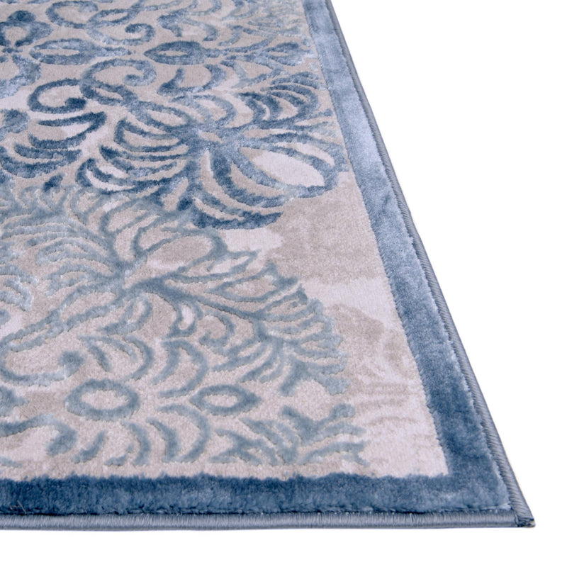 Derbyshire Elegance Collection Area Rug -  Bakewell Runner Blue  lifestyle 16