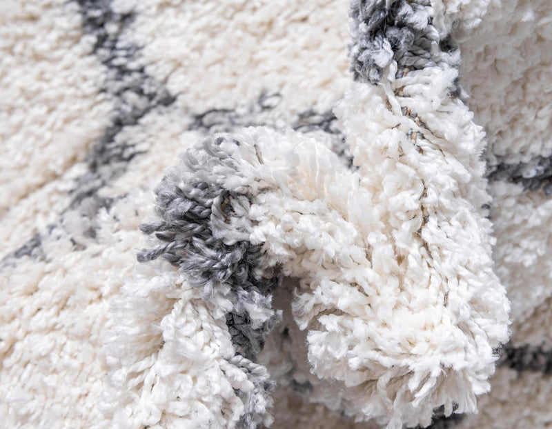 Cozy Cove Shag Collection Area Rug - Marina Rectangle Ivory  lifestyle 59