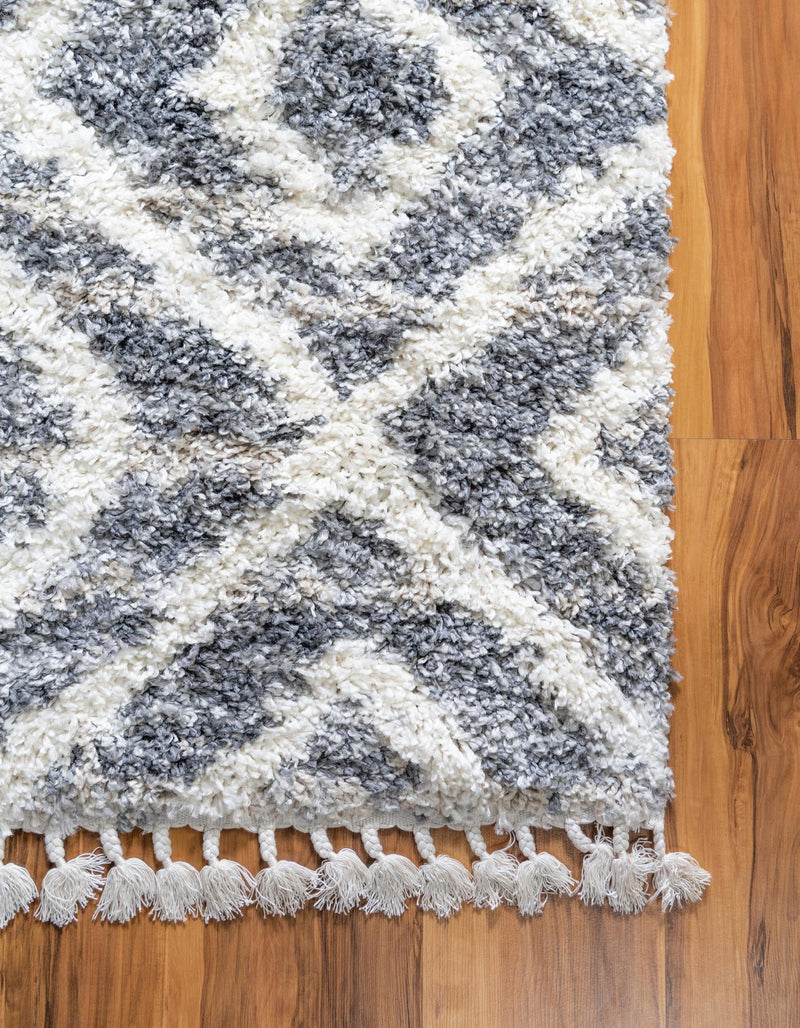 Cozy Cove Shag Collection Area Rug -  Dunes Rectangle Gray  lifestyle 17